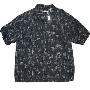 NWT vintage Tehama silk button down xl